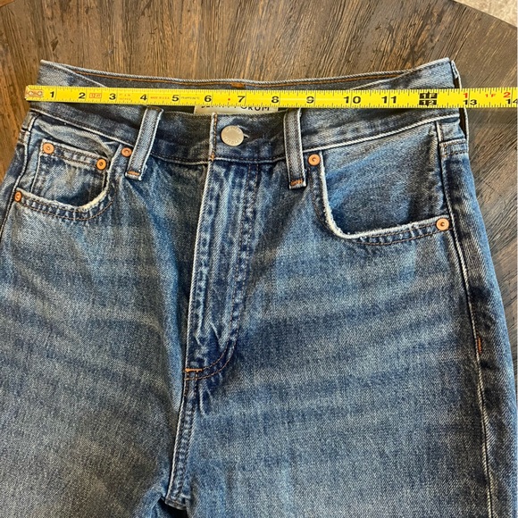 Aritzia Denim Forum The 90’s Winona High-Rise Wide Leg Jeans Sz 24 100% Cotton - Picture 8 of 16